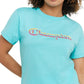 Champion Women's Classic Logo T-Shirt Blue