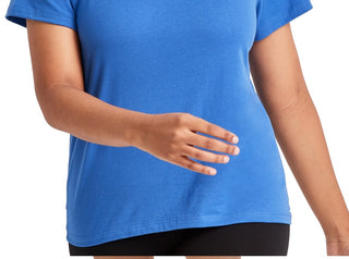 Champion Women's Classic T-Shirt Blue Size Small