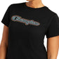 Champion Women's Classic Short Sleeve T-Shirt Black Size Large