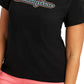 Champion Women's Classic Short Sleeve T-Shirt Black Size Large