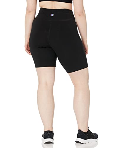 Champion Women's Authentic Bike Shorts Black Size 1X