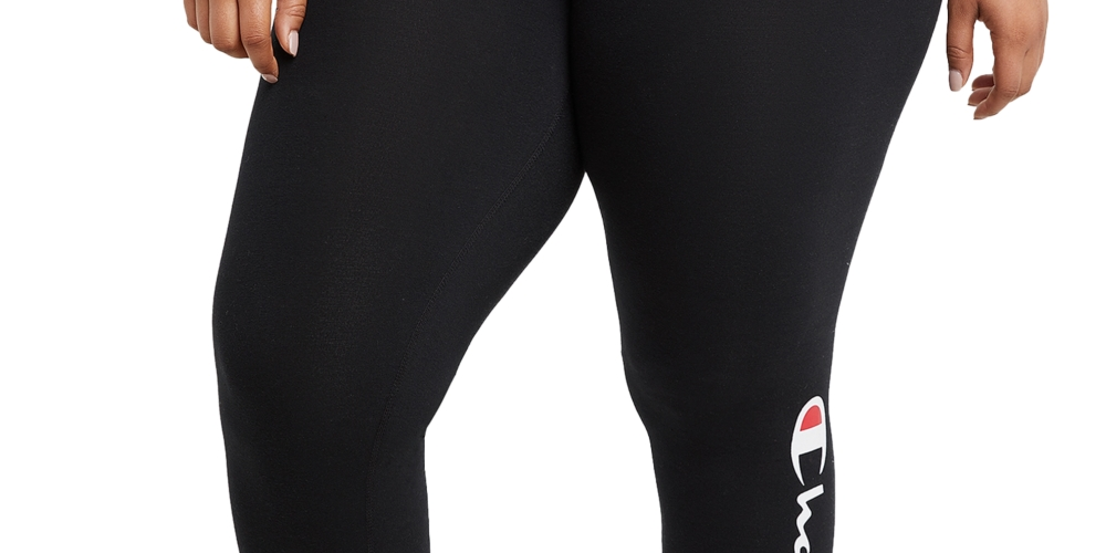 Champion Women's 7/8 Leggings Black Size 3X
