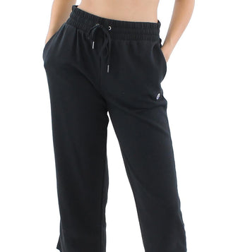 Champion Women's Campus French Terry Wide Leg Crop Pants Black Size 25