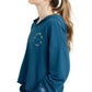 Champion Women's Campus French Terry Hoodie Blue Size X-Small