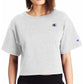Champion Women's Heritage Cropped T-Shirt Gray Size Large