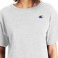 Champion Women's Heritage Cropped T-Shirt Gray Size Large