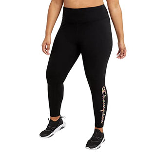 Champion Women's Authentic 7/8 Leggings Black Size 2X