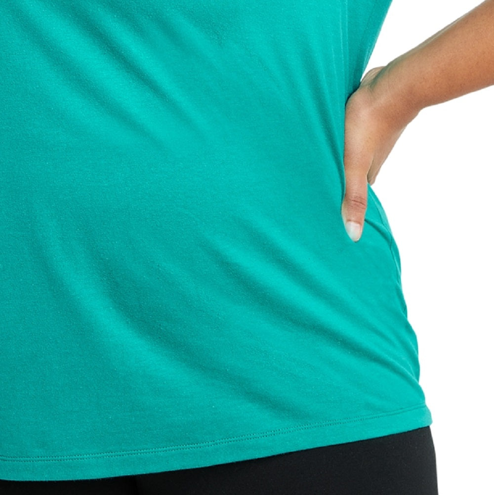 Champion Women's Logo T-Shirt Green Size 3X