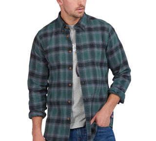 Barbour Men's Joshua Shirt Green Size Medium