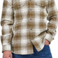 Barbour Men's Kit Check Shirt Brown Size Medium