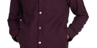 Barbour Men's Carrbridge Over Shirt Purple Size M