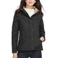 Barbour Women's Millfire Hooded Quilted Jacket Black Size 14