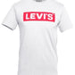Levi's Men's Big E Box Tab T-shirt White Size Large