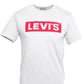 Levi's Men's Big E Box Tab T-shirt White Size Large