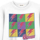 Junk Food Women's Bowie Graphic Sweatshirt White Size Large