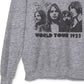 Junk Food Women's Floyd Tour Sweatshirt Gray Size Large