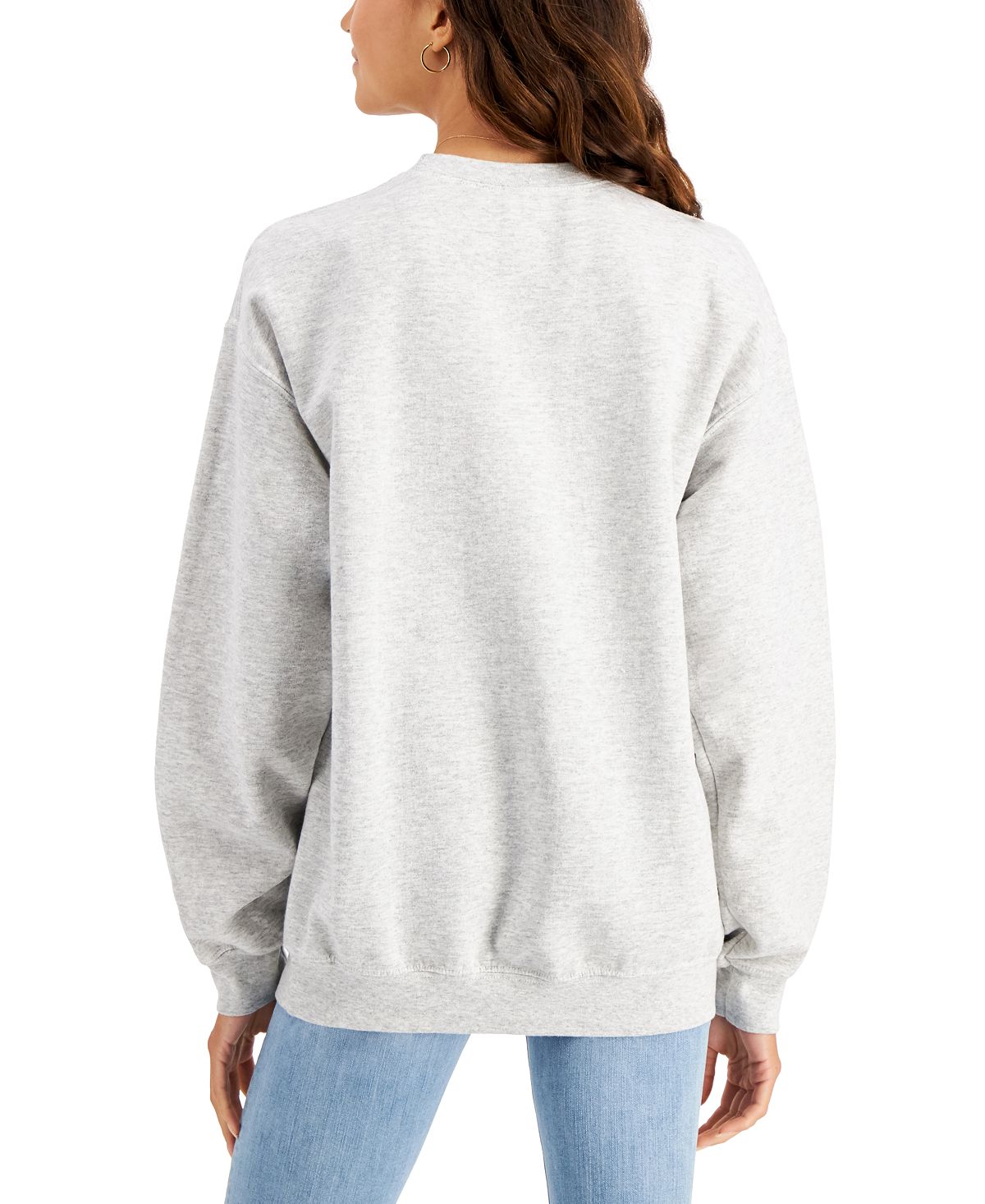 Junk Food Women's Cotton Budweiser Graphic Sweatshirt Gray Size Medium