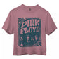 Junk Food Women's Cotton Floyd Cropped Crewneck T-Shirt Pink Size Small