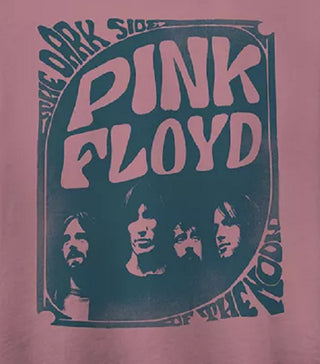 Junk Food Women's Cotton Floyd Cropped Crewneck T-Shirt Pink Size Small