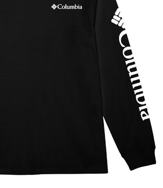 Columbia Men's Fundamentals Graphic Long Sleeve T-Shirt Black Size X-Large