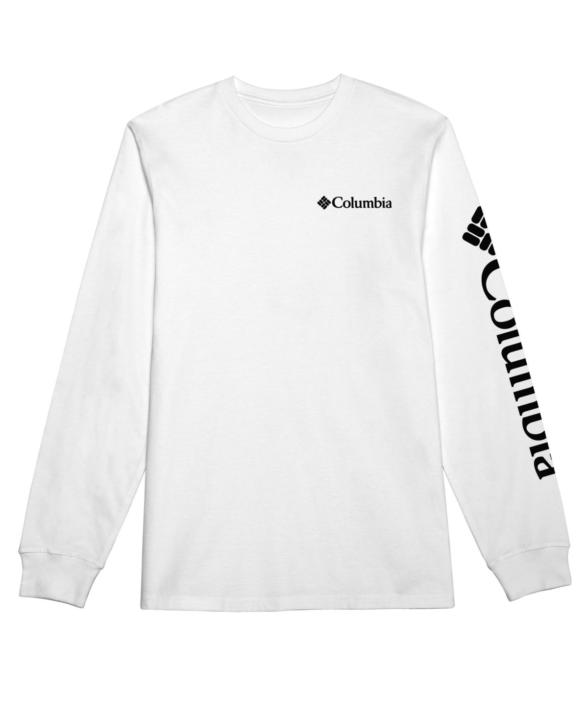 Columbia Men's Fundamentals Graphic Long Sleeve T-Shirt White Size XX-Large