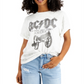 Junk Food Women's Acdc Cotton T-Shirt White Size Large