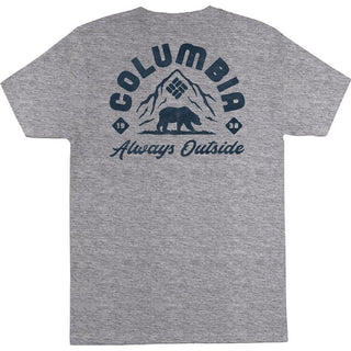 Columbia Men's Summit Short Sleeve T-shirt Gray Size Medium