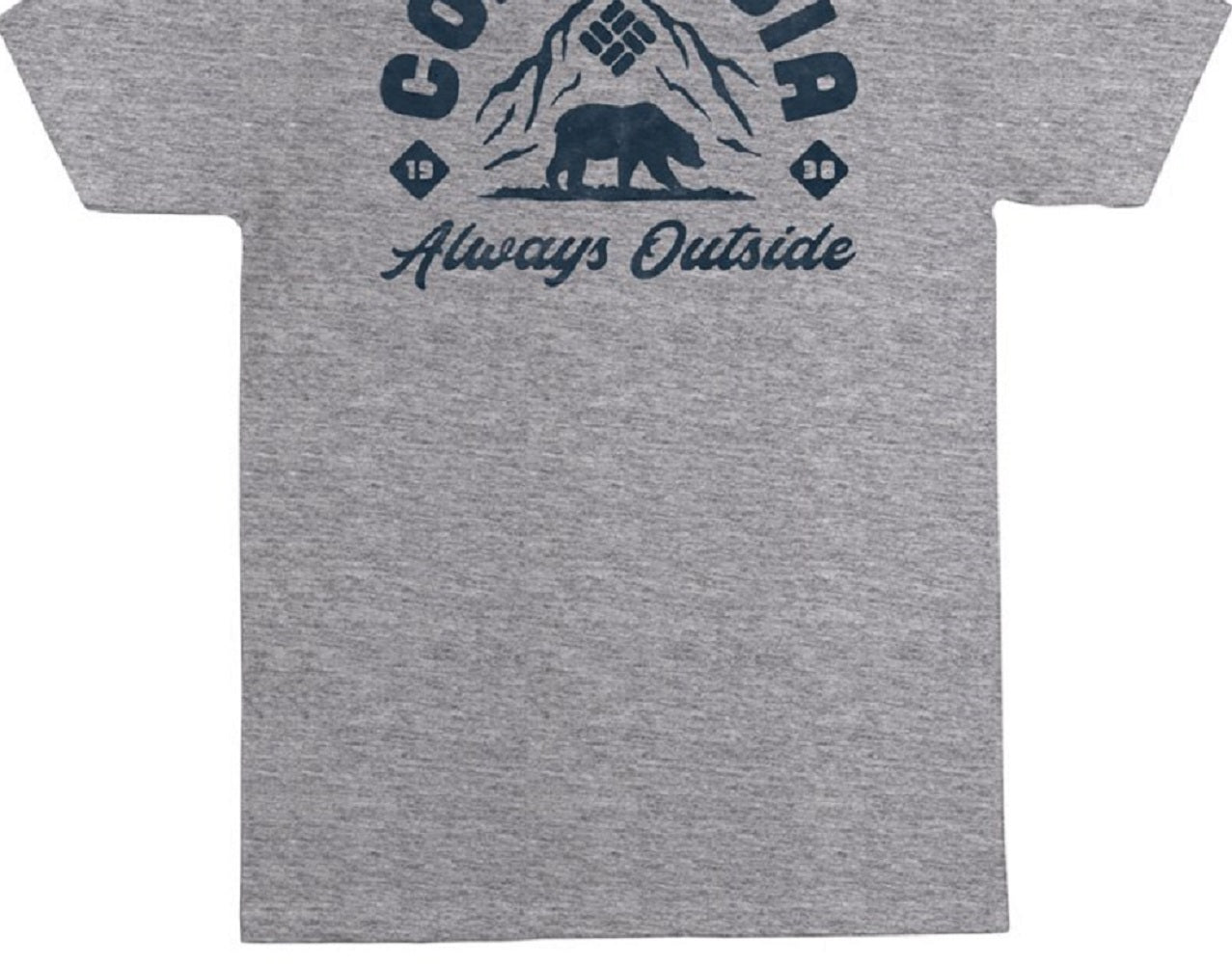 Columbia Men's Summit Short Sleeve T-shirt Gray Size Medium