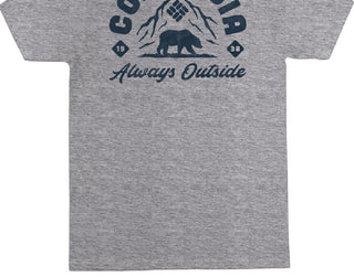 Columbia Men's Summit Short Sleeve T-shirt Gray Size Medium