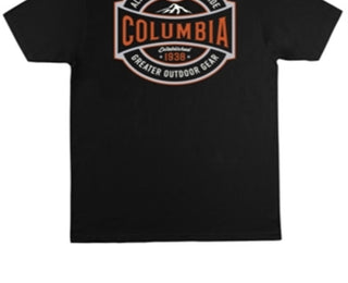 Columbia Men's Brews Short Sleeve T-shirt Black Size X-Large