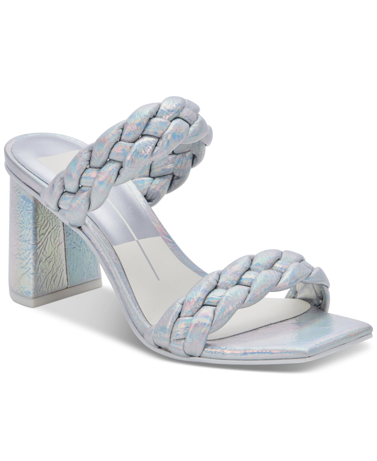 Dolce Vita Women's Paily Pride Braided Sandal Gray Size 8 M