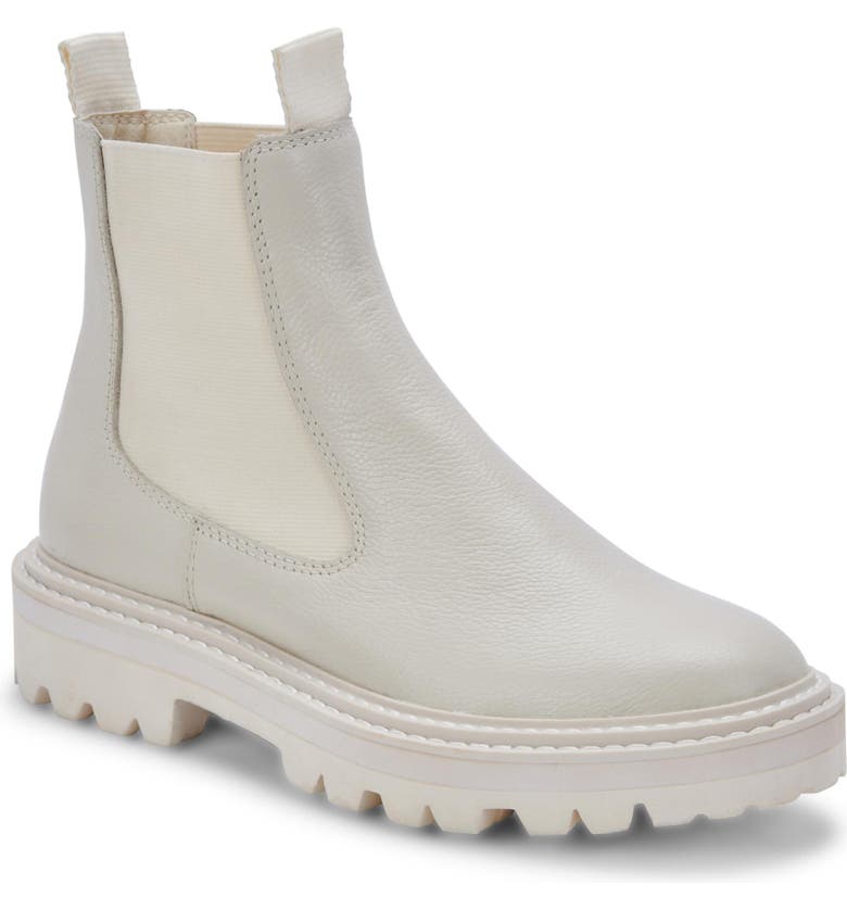 Dolce Vita Women's Moana H2o Waterproof Lug Sole Chelsea Boot Gray Size 7.5 M