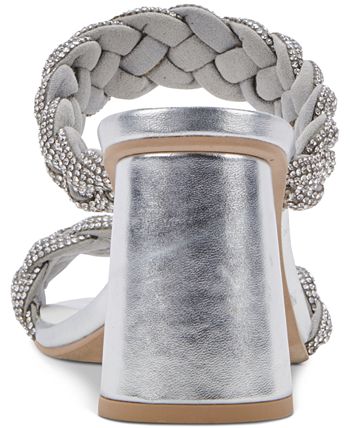 Dolce Vita Women's Paily Embellished Sandal Blue Size 8.5 M