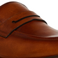 Steve Madden Men's Axionn Leather Penny Loafer Shoes Brown Size 9.5