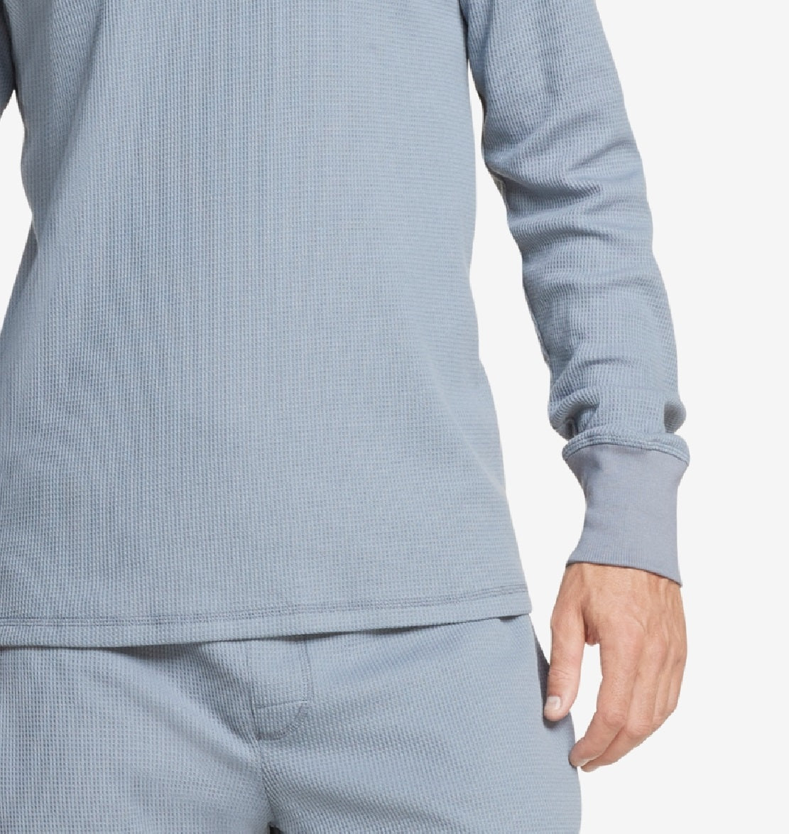 Tommy Hilfiger Men's Long Sleeve Thermal Shirt Gray Size Medium