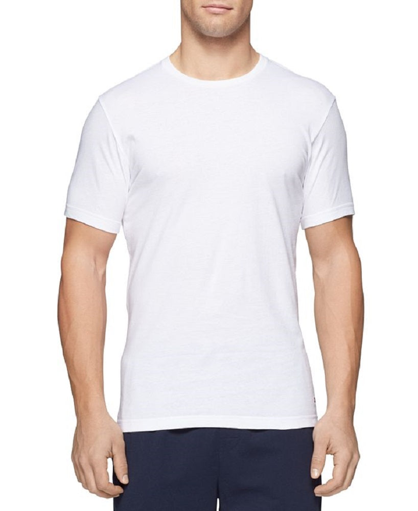 Tommy Hilfiger Men's 3 Pk Classic Cotton T-Shirts White Size Large