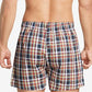 Tommy Hilfiger Men's 3 Pk Classic Printed Cotton Poplin Boxers Blue Size XL