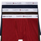 Tommy Hilfiger Men's 3 Pk Classic Cotton Boxer Briefs Red Size Medium