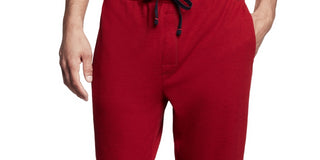 Tommy Hilfiger Men's Thermal Joggers Red Size XX-Large