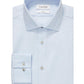 Calvin Klein Men's Slim Fit Wrinkle Free Herringbone Dress Shirt Blue Size 32X33