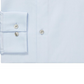 Calvin Klein Men's Slim Fit Wrinkle Free Herringbone Dress Shirt Blue Size 16X34X35