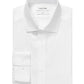 Calvin Klein Men's Steel Slim Fit Wrinkle Free Herringbone Dress Shirt White Size 15.5X34X35