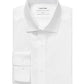 Calvin Klein Men's Slim Fit Wrinkle Free Herringbone Dress Shirt White Size 16X34X35