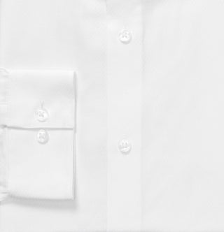 Calvin Klein Men's Steel Slim Fit Wrinkle Free Herringbone Dress Shirt White Size 17.5X34X35