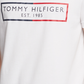 Tommy Hilfiger Men's Modern Essentials Logo Graphic T Shirt White Size Large