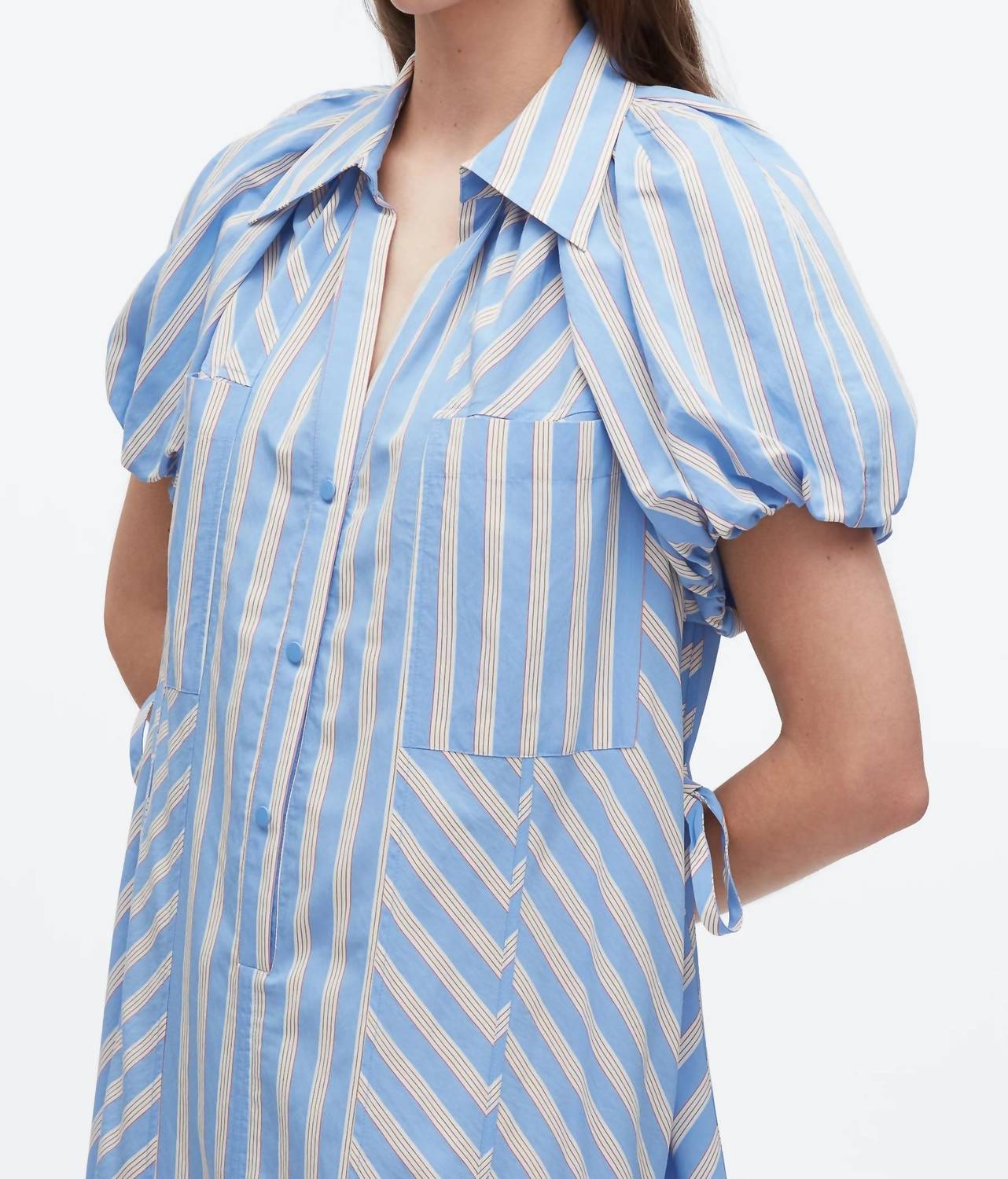 3.1 Phillip Lim - Puff Sleeve Short Shirt Dress