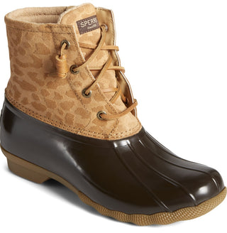 Sperry Women's Saltwater Duck Booties Shoes Brown Size 9 M