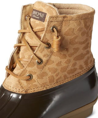 Sperry Women's Saltwater Duck Booties Shoes Brown Size 9 M