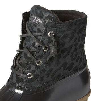 Sperry Women's Saltwater Duck Booties Black Size 7 M