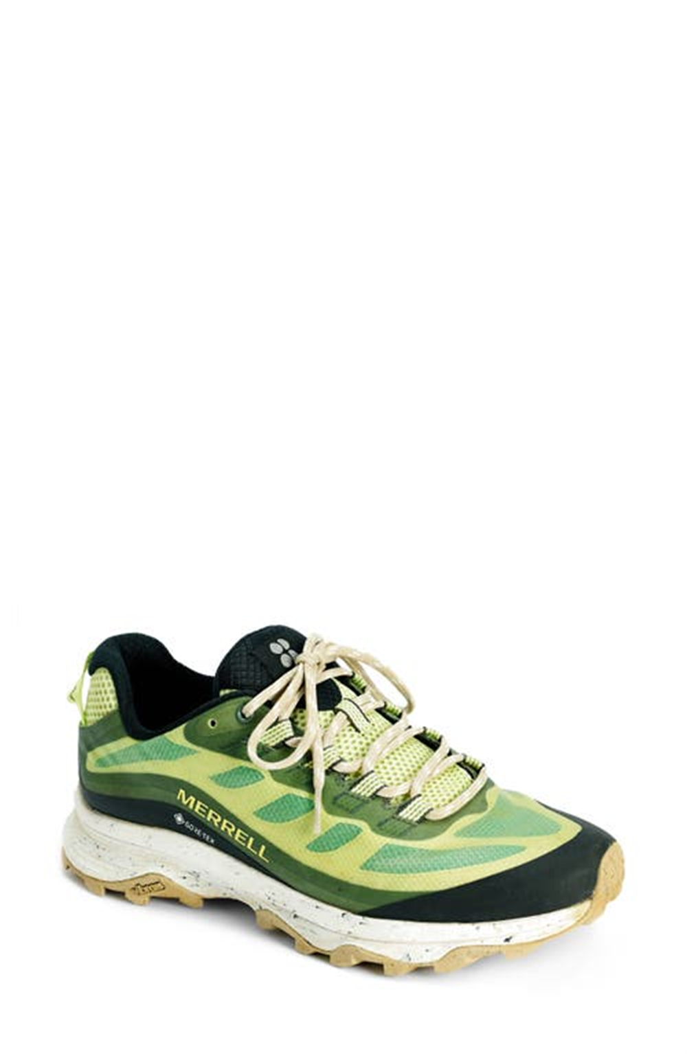 Merrell x Sweaty Betty Moab Speed Gore-Tex Hiking Shoe in X Sb Laurel/Lime Size 8.5